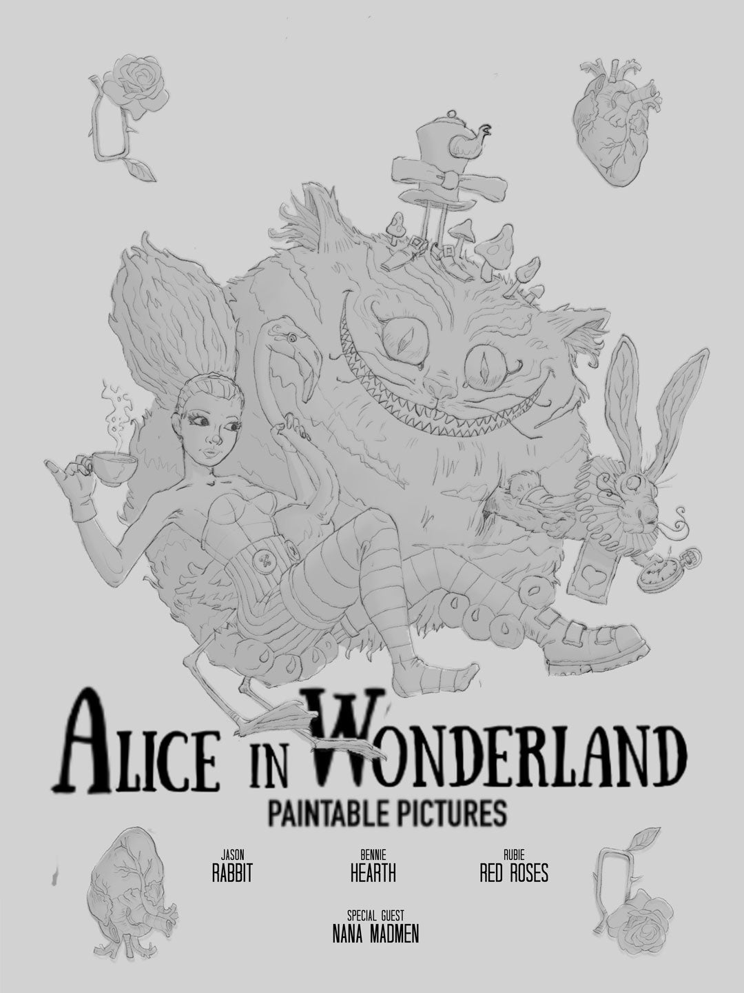 Alice — Ensimmäisestä luonnoksesta valmiiseen julisteeseen