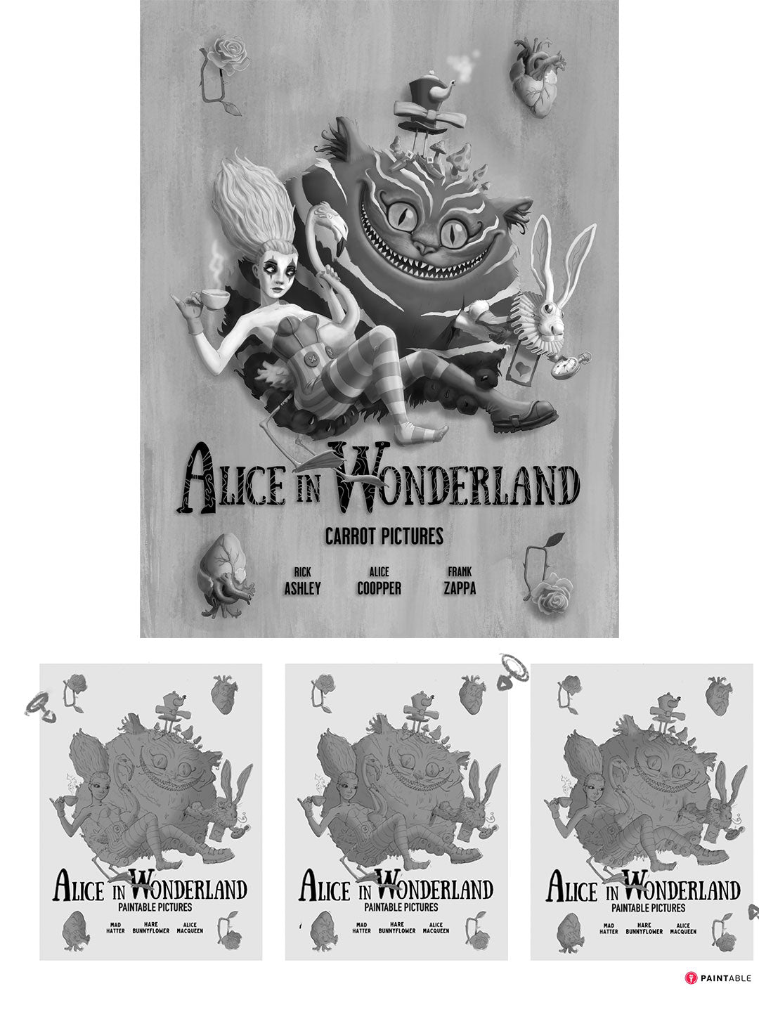 Alice — Ensimmäisestä luonnoksesta valmiiseen julisteeseen